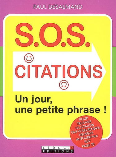 SOS citations : un jour, une petite phrase !