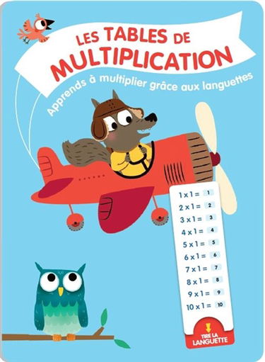 Les tables de multiplication : apprends à multiplier grâce aux languettes