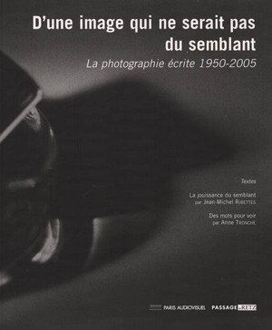 D'une image qui ne serait pas du semblant : Exposition, Paris, Passage de Retz, du 15 novembre 2004 au 16 janvier 2005