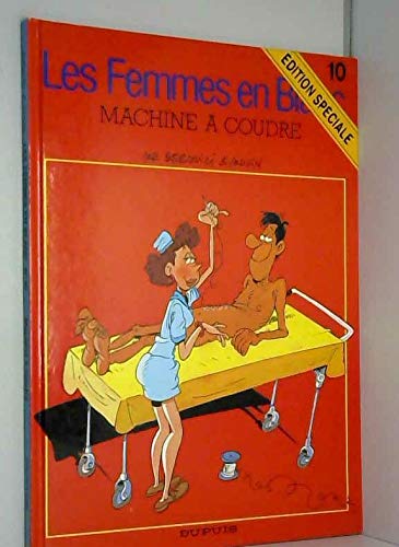 Femmes en blanc n10 machine a coudre c