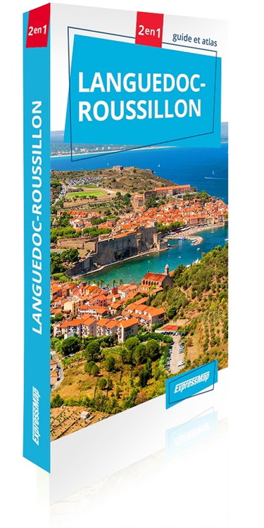 Couverture de Languedoc-Roussillon : 2 en 1 : guide et atlas