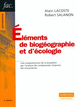 Éléments de biogéographie et d'écologie