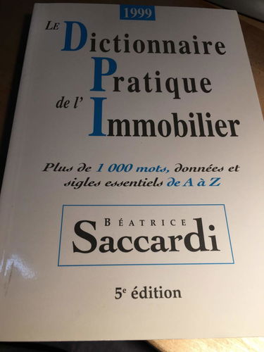 Dictionnaire pratique de l'immobilier
