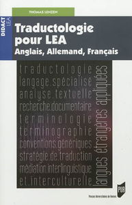 Traductologie en LEA : anglais, allemand, français