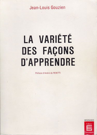La variété des façons d'apprendre (Mésonance)