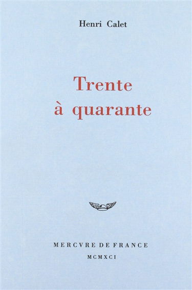 Trente à quarante