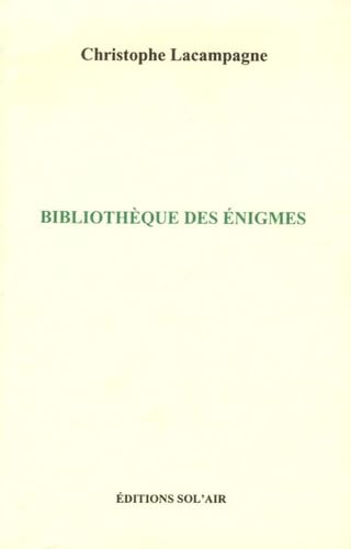 Bibliothèque des énigmes