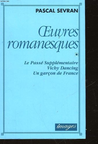 Couverture de Oeuvres romanesques