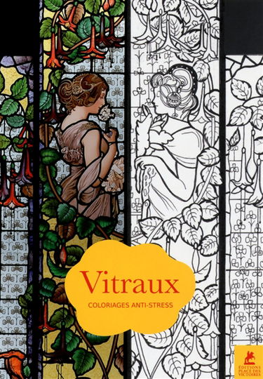 Vitraux : coloriages anti-stress