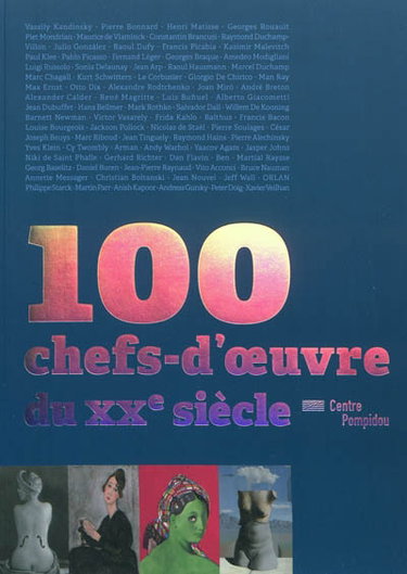 Couverture de 100 chefs-d'oeuvre du XXe siécle