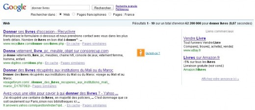 recyclivre-google